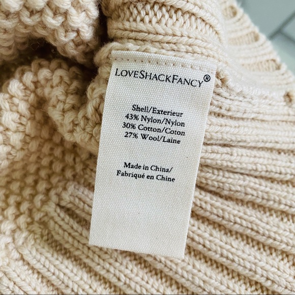 LOVESHACKFANCY Rhett Turtleneck Sweater - Picture 2 of 4